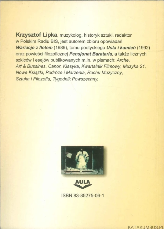 Elegie moszczenickie. KRZYSZTOF LIPKA