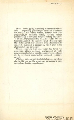 Sztuka naturalnego planowania rodziny. JOHN I SHEILA KIPPLEY