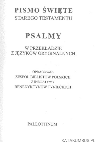 Psalmy. PRACA ZBIOROWA