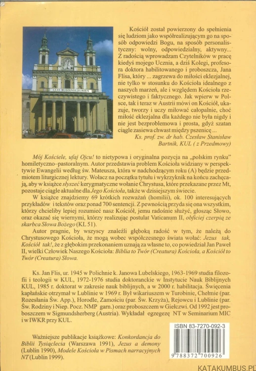 Mój Kościele, ufaj Ojcu!. KS. JAN FLIS