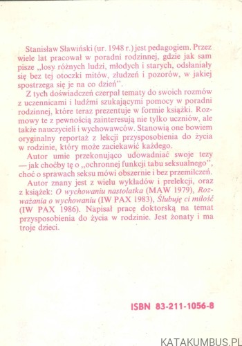 Dojrzewać do miłości. STANISŁAW SŁAWIŃSKI