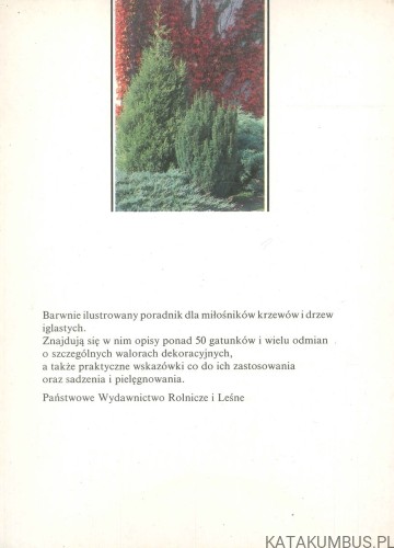 Drzewa i krzewy iglaste w ogrodzie. MURAS P