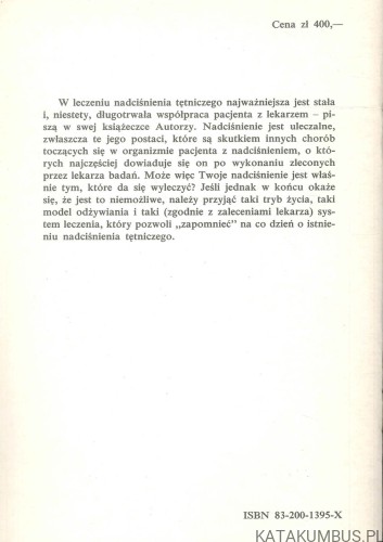 Jak żyć z nadciśnieniem tętniczym?. PRACA ZBIOROWA