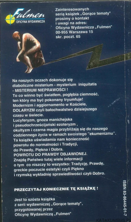 Misterium nieprawości. PIERRE VIRION