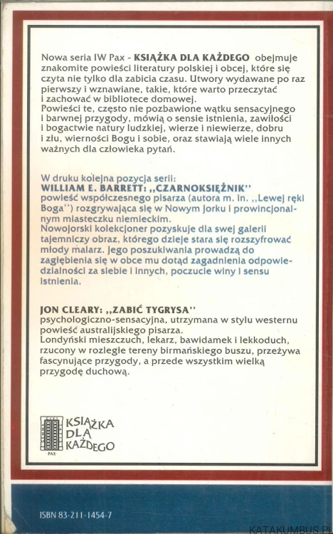 Zabić tygrysa. JON CLEARY