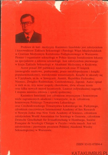 Seksuologia. KAZIMIERZ IMIELIŃSKI