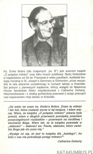 O potędze miłości. EMILE BRIÈRE