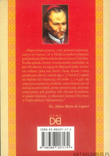 Nawiedzenia Najświętszego Sakramentu. ŚW. ALFONS LIGUORI