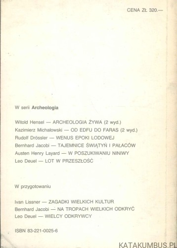 Koniec Atlantydy. J. V. LUCE