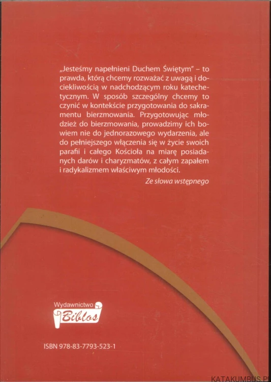 Jesteśmy napełnieni Duchem Świętym. PRACA ZBIOROWA
