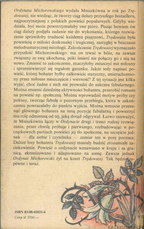 Ordynat Michorowski. HELENA MNISZEK