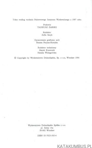 Krzyżacy. SIENKIEWICZ
