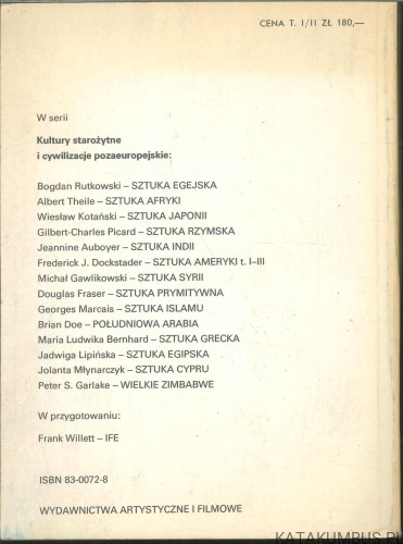 Sztuka starożytnego Wschodu II. ANTONI MIERZEJEWSKI