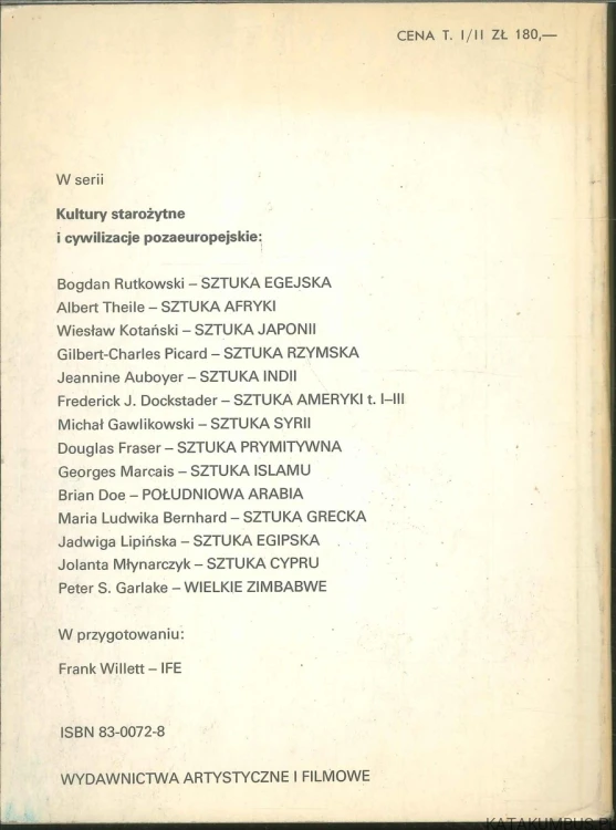Sztuka starożytnego Wschodu II. ANTONI MIERZEJEWSKI