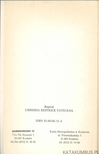 Evangelium vitae. O wartości i nienaruszalności życia ludzkiego. JAN PAWEŁ II