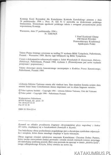 Katechizm Kościoła Katolickiego. PRACA ZBIOROWA