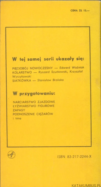Lekkoatletyka - biegi. ZBIGNIEW ZAREMBA