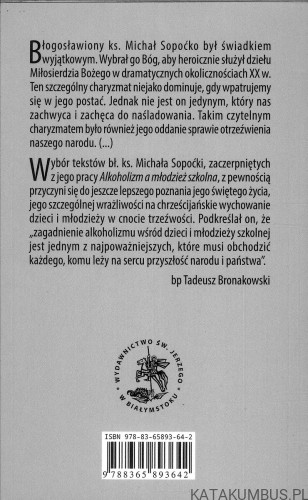 Alkohol a dzieci i młodzież. MICHAŁ SOPOĆKO