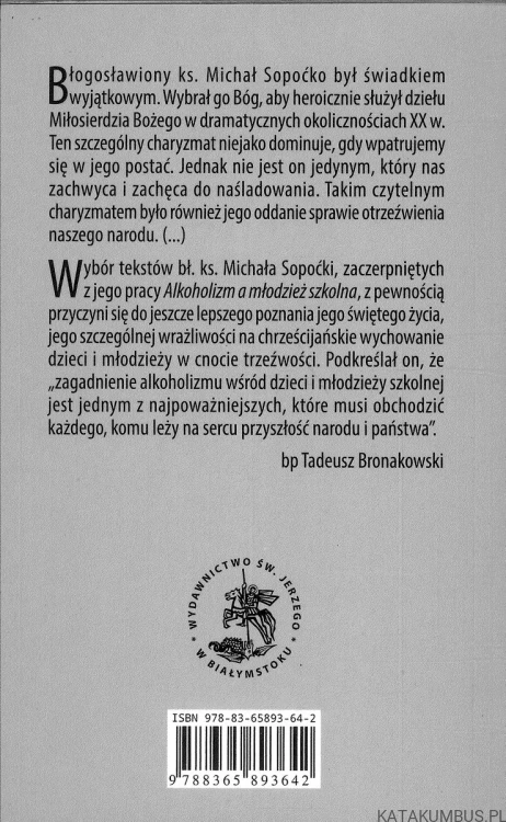 Alkohol a dzieci i młodzież. MICHAŁ SOPOĆKO