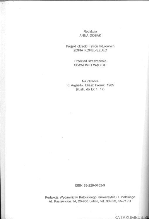 ażeby ciało powróciło w słowo. MARIAN MACIEJEWSKI