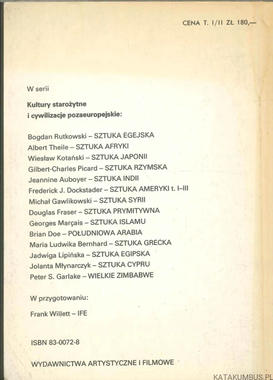 Sztuka starożytnego wschodu I. ANTONI MIERZEJEWSKI