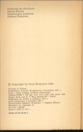 Obłęd. Tom 1. JERZY KRZYSZTOŃ
