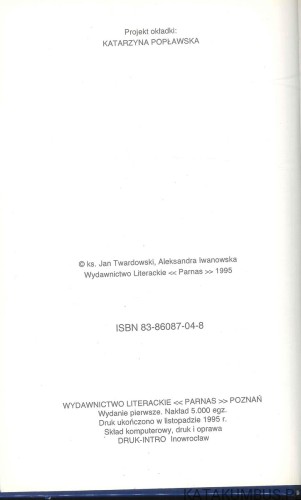 Noc szczęśliwego rozwiązania. JAN TWARDOWSKI