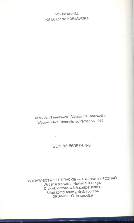 Noc szczęśliwego rozwiązania. JAN TWARDOWSKI