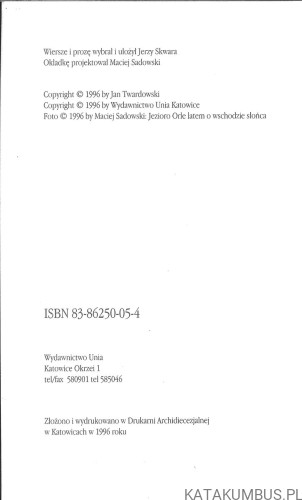 Znów najpiękniejszy w Polsce jest lipiec nad wodą. JAN TWARDOWSKI