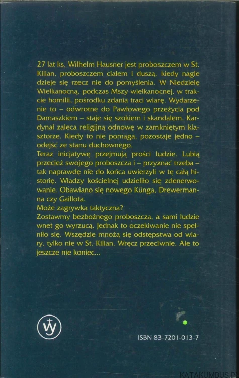 Proboszcz który stracił wiarę. ULRICH HARBECKE