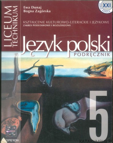 Język polski podręcznik 5. EWA DUNAJ, BOGNA ZAGÓRSKA