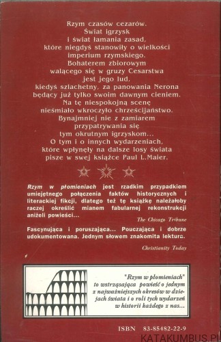 Rzym w płomieniach tom II. PAUL L. MAIER