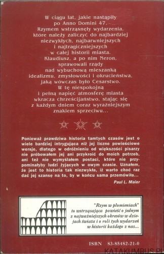 Rzym w płomieniach tom 1. PAUL L. MAIER