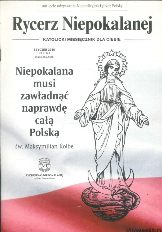 Rycerz Niepokalanej zestaw 13 wydań. PRACA ZBIOROWA