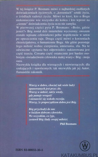 Bóg któremu wierzymy. PHIL BOSMANS