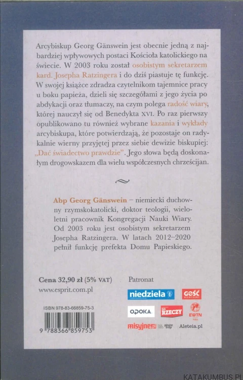 Na rozdrożu. Jaka jest przyszłość naszej wiary. ABP GEORG GÄNSWEIN