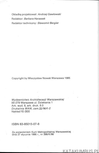Żyć mszą świętą. KS. MIECZYSŁAW NOWAK
