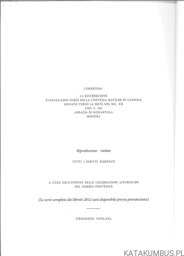 Domenica di Pasqua Risurrezione del Signore Messa del Giorno. PRACA ZBIOROWA
