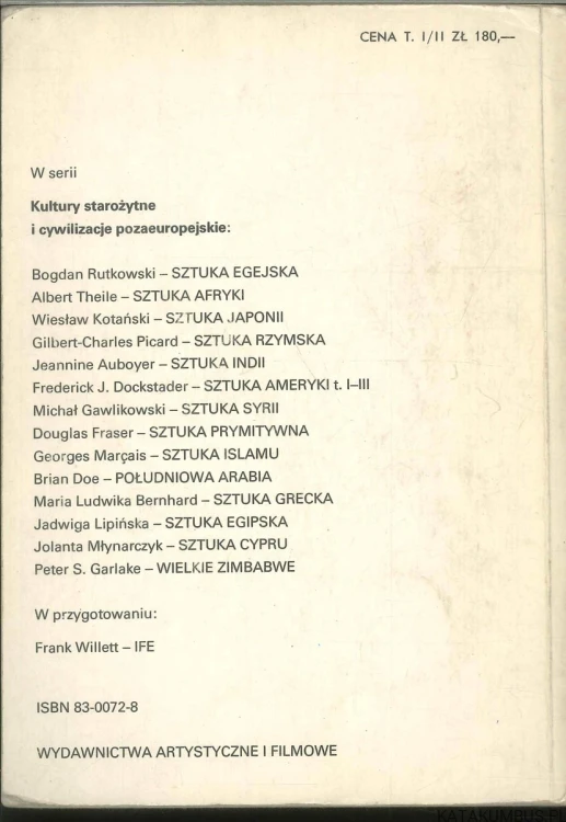 Sztuka starożytnego wschodu I. ANTONI MIERZEJEWSKI