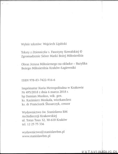Jezu ufam tobie. WOJCIECH LIPIŃSKI