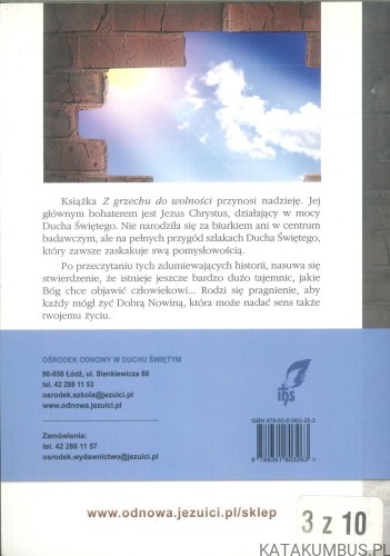 Z grzechu do wolności. JÓZEF KOZŁOWSKI SJ