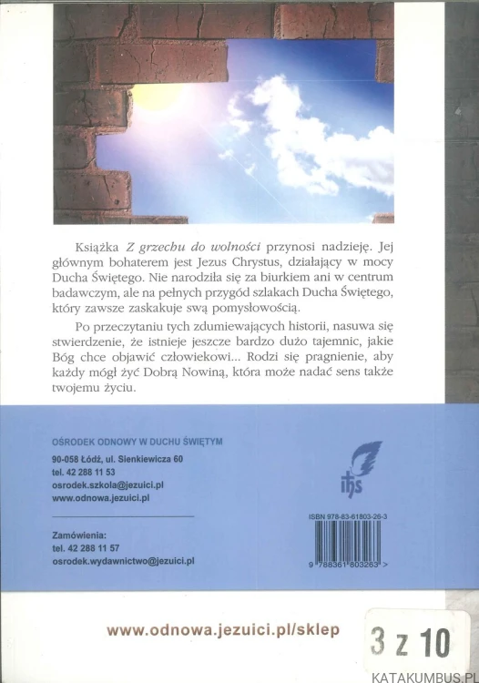Z grzechu do wolności. JÓZEF KOZŁOWSKI SJ