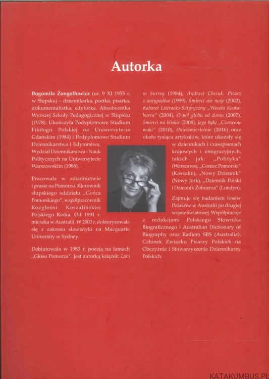 Konsul. BOGUMIŁA ŻONGOŁŁOWICZ
