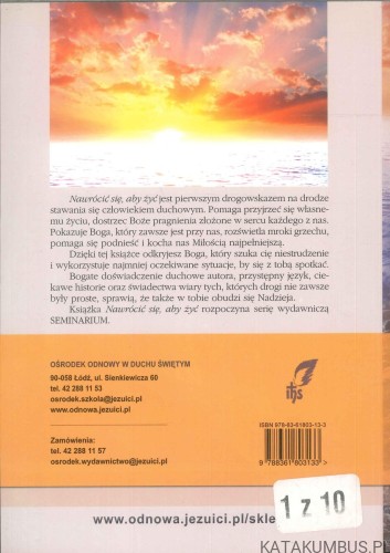 Nawrócić się, aby żyć. JÓZEF KOZŁOWSKI SJ