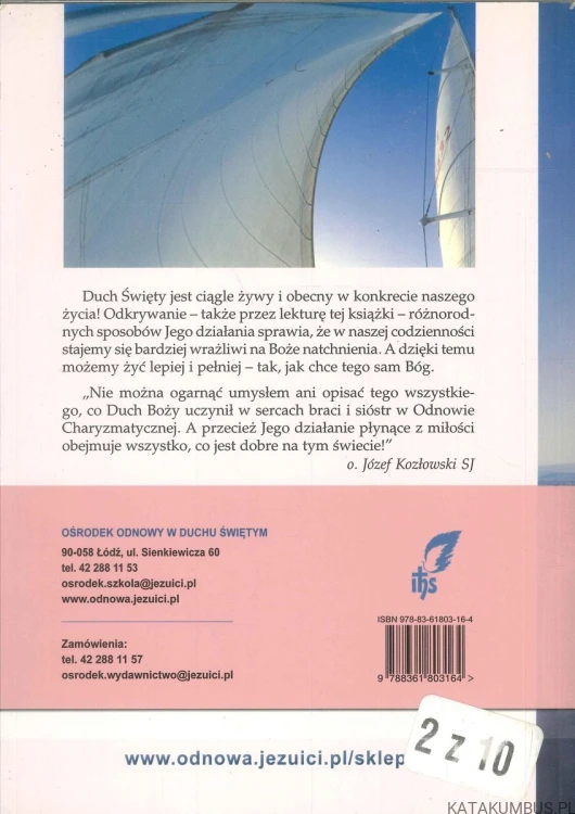 Duch Święty w działaniu. JÓZEF KOZŁOWSKI SJ