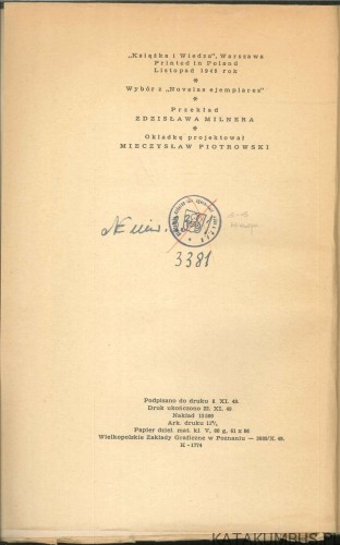 Nowele przykładne. CERVANTES