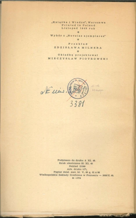 Nowele przykładne. CERVANTES