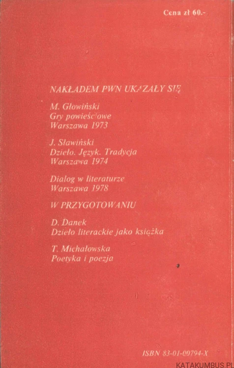 Powinowactwa literatury. JERZY ZIOMEK