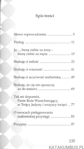 O przysiędze małżeńskiej. KS. STANISŁAW GANCAREK