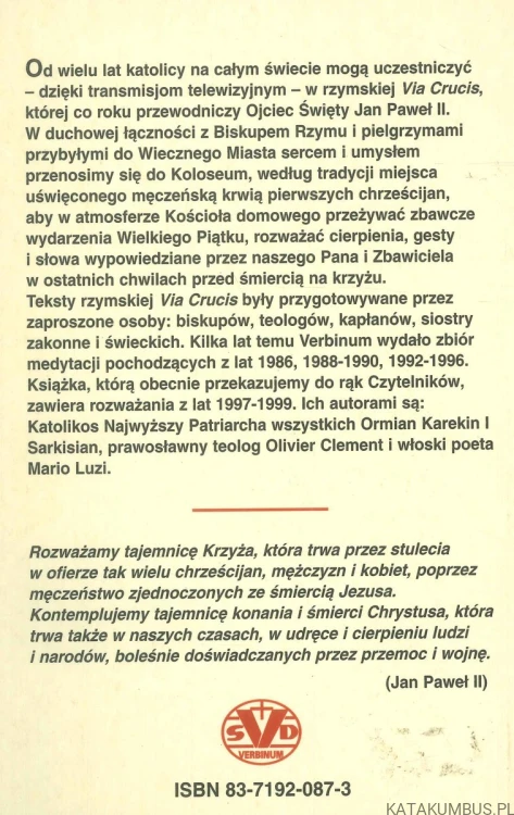 Via Crucis. PRACA ZBIOROWA